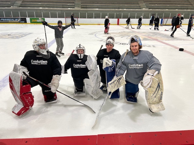 Goalies At Evolution Hockey Schools